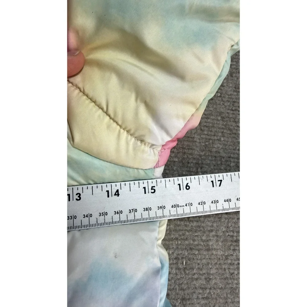 C&C‎ California Jacket Girls 5 Tie Dye Hooded Puffer Faux Fur Winter Coat